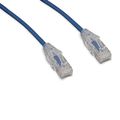 Enet Cat6, 28Awg, Clear Boot, Blue, 5Ft C6-BL-SCB-5-ENC
